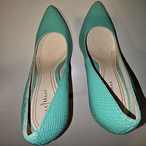 Cole Haan Green Stilettoes